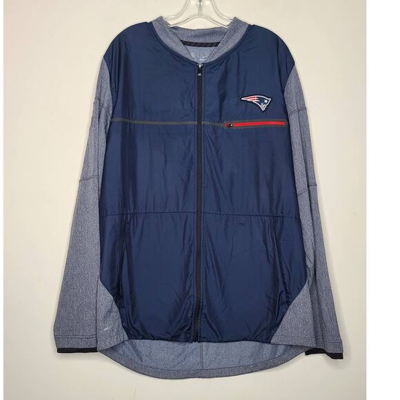 NFL Nike New England Patriots full zip lightweight jacket - large - Picture 1 of 6